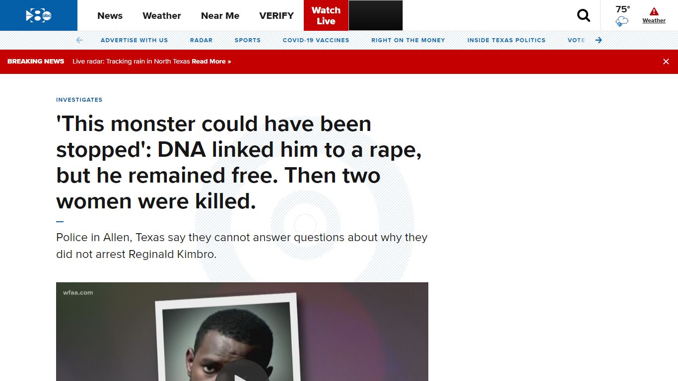 'This monster could have been stopped': DNA linked him to a rape, but ...